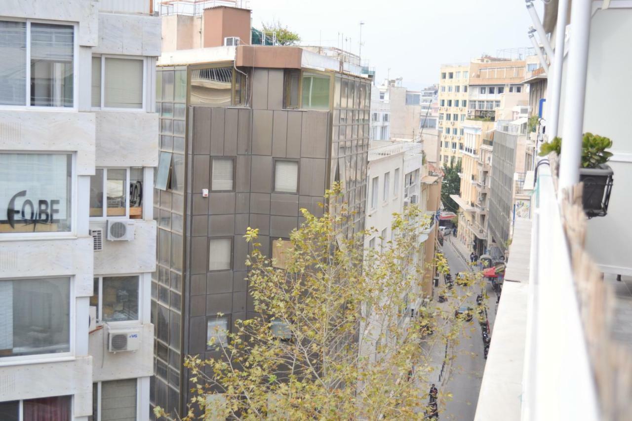 Athens Modern Minimalistic Sunny Studio With Balcony Apartment Bagian luar foto